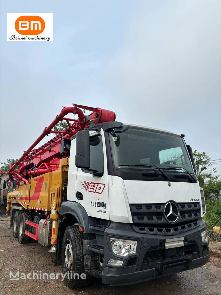 Sany 52M SYM5353THB Top Excellent Condition 500h Concrete Pump Truck  en el chasis Mercedes-Benz Arocs 3343 bomba de hormigón