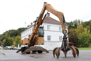 Liebherr A 924 C Umschlagbagger mit Greifer excavadora de ruedas