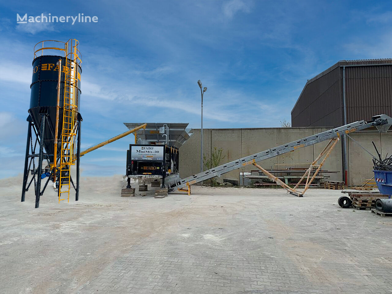 FABO MOBILE CONCRETE PLANT CONTAINER TYPE 30 M3/H FABO MINIMIX planta de hormigón nueva