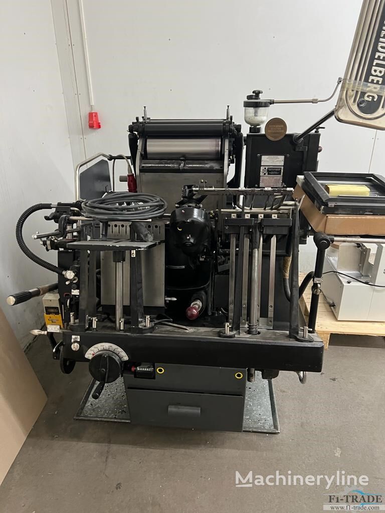 Heidelberg Letter Press - DIE Cutter Heidelberg OHT máquina de corte por troquel