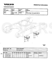 enganche rápido para Volvo EC380ENL excavadora